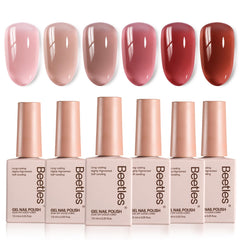 Beetles Jelly Gel Set Nude: acabado suave y natural para uñas