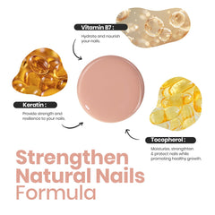Beetles Gel Polish Nude secado al aire en minutos