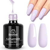 Beetles Light Purple Gel Polish bottle displays a vibrant lilac hue for chic nails and gel manicure