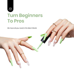 Beetles Lime Green Gel Polish in pastel shade for spring nails