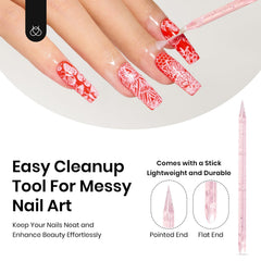 Beetles liquid latex nail stick helps apply clean lines and mask areas for polish-free edges.