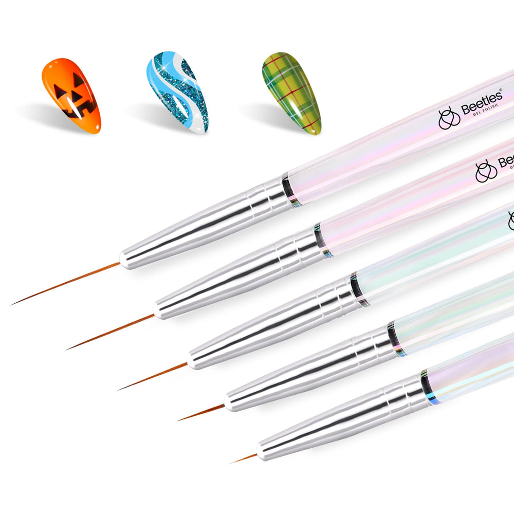 Beetles Nail Art Pens Brushes 7mm overview for precise lines.
