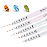 Beetles Nail Art Pens Brushes 7mm overview for precise lines.