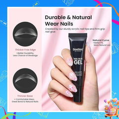 Beetles nail glue 15g tube for precise application