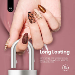 Beetles Neutral: curado con lámpara UV-LED para una manicura duradera.
