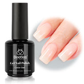 Beetles Nude Gel Polish: botella de 15 ml para un nude translúcido elegante en uñas