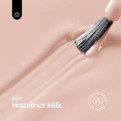 Beetles Nude Gel Polish Hazelnut Milk color swatches demonstrate smooth coverage
