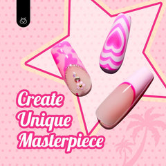 Beetles nude palette gel polish for sophisticated, understated nails.