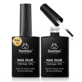 Beetles pegamento uñas 15ml en botella para fijar tips con adherencia fuerte.