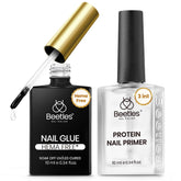 Beetles pegamento uñas HEMA-libre para fijación precisa de uñas postizas
