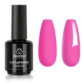 Beetles Cosmos Bouquet pink gel polish for vibrant spring nails.