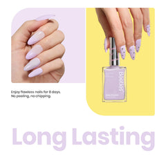 Beetles Purple Nail Polish glossy finish highlights vibrant lilac for chic nails