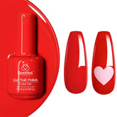 Beetles Red Gel Polish bottle shown for a vibrant color finish
