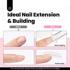 Beetles self leveling gel ensures smooth application and precise shaping