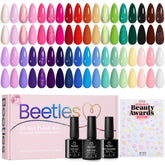 Beetles Spring Gel Nail Polish Set with 36 colors for versatile manicures