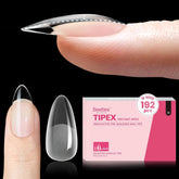 Beetles Tipex: punta almendra mediana con apex incorporado para aplicación rápida
