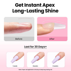 Beetles Tipex base and top coat for a durable, glossy finish