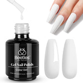 Beetles White Gel Nail Polish bottle with 15ml for a pristine white manicure.