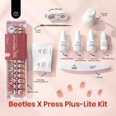 Beetles X Press builder top coat 15ml adds strength and high shine to tips.