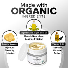 BeeFriendly USA-made 2oz cream tube for compact use