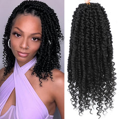 BEFUNNY Passion Twist 12-inch crochet hair pre-twisted for easy installation