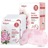 BeHoomi mascarilla ocular caliente con aroma a rosa para relajación nocturna