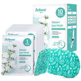 BeHoomi mascarilla de ojos caliente para descanso diario y confort.