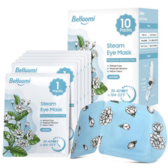 BeHoomi mascarilla ocular de vapor con calor suave para relajar la vista cansada