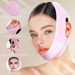 Beiskll face-contour pink mask emphasizes shape while comfortable to wear.