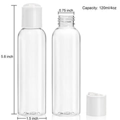 Bekith clear 4oz bottle shows contents, ideal for quick checks and compact storage.