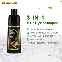 BELEZALIB Hair color shampoo lather ready for quick application.