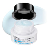 belif Aqua Bomb bottle close-up showing cooling, hydrating gel.