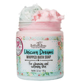 Bella and Bear Unicorn Dreams travel-size jar ready for on-the-go pampering.