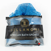 Bellanomi esponja exfoliante de red africana, alcance para espalda, piel suave