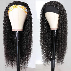 Bellarayine headband wig front view demonstrates secure, quick wear with built-in front clips.