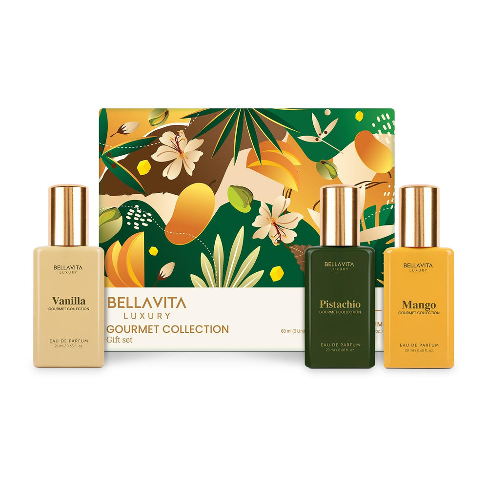 Bellavita Gourmet Vanilla Bottle reveals creamy warmth for cozy daily wear.