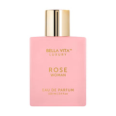 Bellavita Luxury Rose EDP bottle showcases elegant daily wear