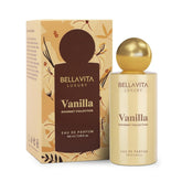 Bellavita Luxury Vanilla EDP bottle, premium design and inviting scent.