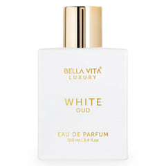 Bella Vita Luxury White Oud EDP bottle for refined daily wear.