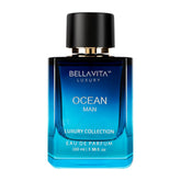 BellaVita Luxury OCEAN bottle-front with fresh aquatic notes for daily wear.