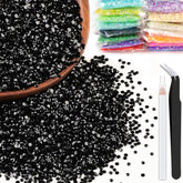 BELLEBOOST resin rhinestones 3mm black flatback jelly shine for crafts and nails