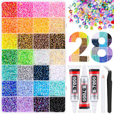 BELLEBOOST resin rhinestones 3mm multicolor for durable, sparkly DIY crafts