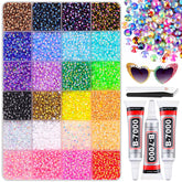BELLEBOOST resin rhinestones 3mm multicolor grid for vibrant crafts