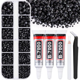 BELLEBOOST resin rhinestones box for versatile crafts and DIY sparkle.