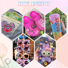 BELLEBOOST rhinestones embellish shoes with sparkling color and durable shine