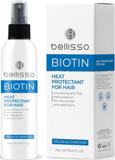 Bellisso Biotina: spray para protección térmica del cabello durante peinado.