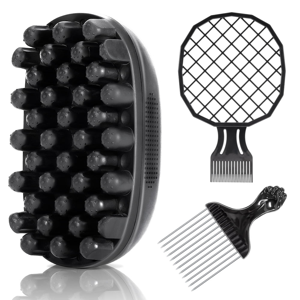 Belongtous premium twist hair sponge brush defines curls and speeds up daily styling.
