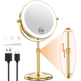 Benbilry lighted makeup mirror with 3 color modes for versatile lighting
