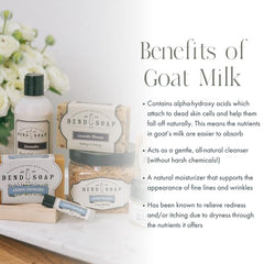 Bend Soap Co. hypoallergenic soap on skin helps calm irritation.