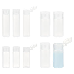 BENECREAT travel bottles 30ml flip cap for leak-proof, mess-free packing.
